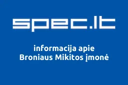 Broniaus Mikitos įmonė | spec.lt