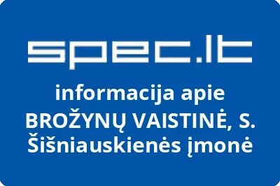 S. Šišniauskienės Brožynų vaistinė