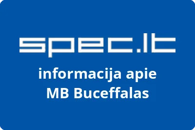 Buceffalas, MB | spec.lt