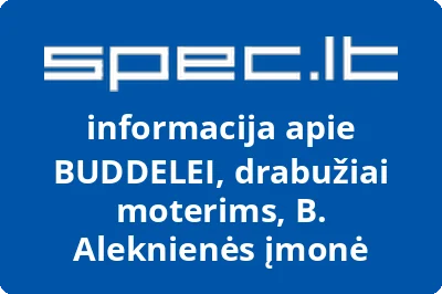 BUDDELEI, drabužiai moterims, B. Aleknienės įmonė