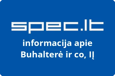 Buhalterė ir co, IĮ