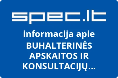 K. Nevulytės ir G. Nevulienės tikroji ūkinė bendrija Buhalterinės apskaitos ir konsultacijų centras