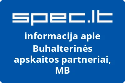 Buhalterinės apskaitos partneriai, MB | spec.lt