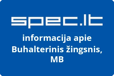 Buhalterinis žingsnis, MB