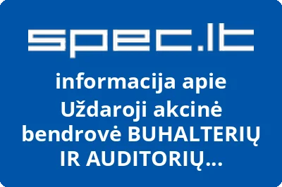 BUHALTERIŲ IR AUDITORIŲ MOKYKLA, UAB