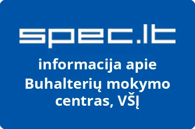 Buhalterių mokymo centras, VŠĮ