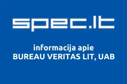 BUREAU VERITAS LIT, UAB | spec.lt