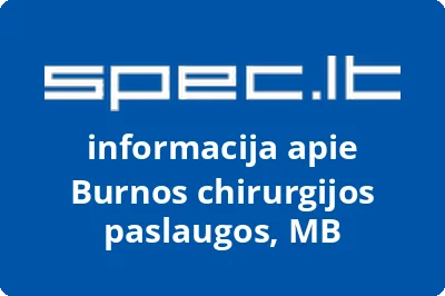 Burnos chirurgijos paslaugos, MB | spec.lt