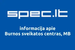 Burnos sveikatos centras, MB | spec.lt
