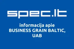 BUSINESS GRAIN BALTIC, UAB | spec.lt