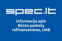 Būsto paskolų refinansavimas, UAB iliustracija