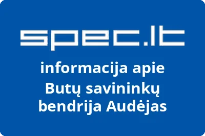 Butų savininkų bendrija Audėjas