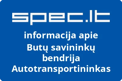 Butų savininkų bendrija Autotransportininkas
