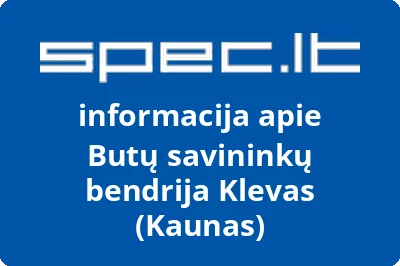 Butų savininkų bendrija Klevas
