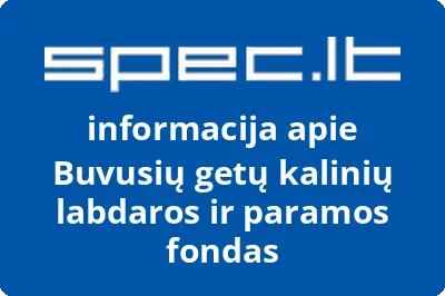 Buvusių getų kalinių labdaros ir paramos fondas