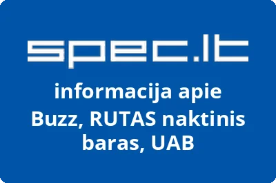 Buzz, RUTAS naktinis baras, UAB