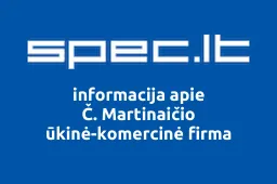 Č. Martinaičio ūkinė-komercinė firma | spec.lt