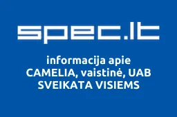 CAMELIA, vaistinė, UAB SVEIKATA VISIEMS | spec.lt