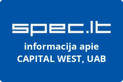 CAPITAL WEST, UAB | spec.lt
