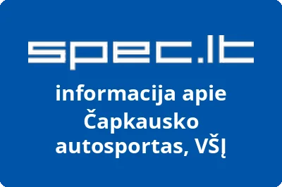 Čapkausko autosportas, VŠĮ
