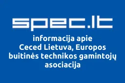Ceced Lietuva, Europos buitinės technikos gamintojų asociacija iliustracija