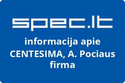 CENTESIMA, A. Pociaus firma