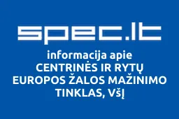 CENTRINĖS IR RYTŲ EUROPOS ŽALOS MAŽINIMO TINKLAS, VšĮ | spec.lt
