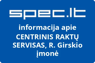 Centrinis raktų servisas, UAB