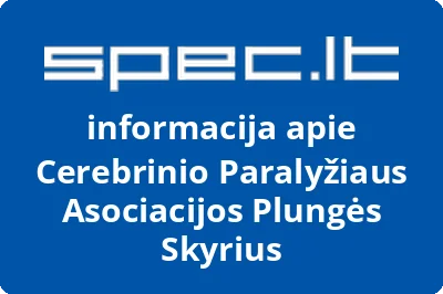 Cerebrinio paralyžiaus asociacijos Plungės skyrius