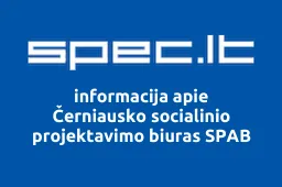 Černiausko socialinio projektavimo biuras SPAB | spec.lt