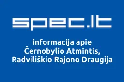 Černobylio Atmintis, Radviliškio Rajono Draugija | spec.lt