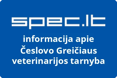 Česlovo Greičiaus veterinarijos tarnyba