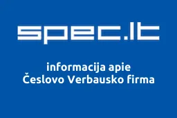 Česlovo Verbausko firma | spec.lt
