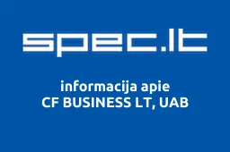 CF BUSINESS LT, UAB | spec.lt