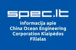 China Ocean Engineering Corporation Klaipėdos Filialas | spec.lt