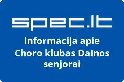 Choro klubas Dainos senjorai