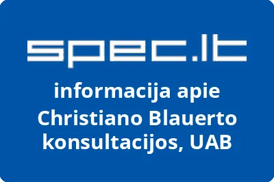 Christiano Blauerto konsultacijos, UAB