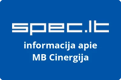 Cinergija, MB | spec.lt