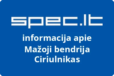 Ciriulnikas, MB | spec.lt