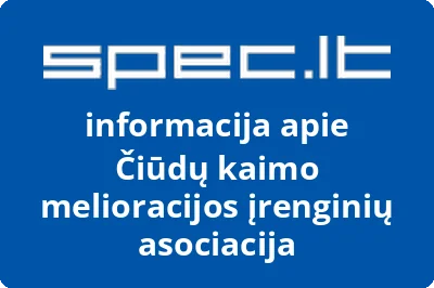 Čiūdų kaimo melioracijos įrenginių asociacija
