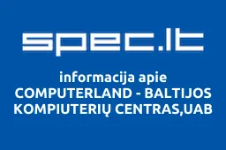 COMPUTERLAND - BALTIJOS KOMPIUTERIŲ CENTRAS,UAB | spec.lt