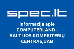 COMPUTERLAND - BALTIJOS KOMPIUTERIŲ CENTRAS,UAB
