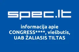 CONGRESS****, viešbutis, UAB ŽALIASIS TILTAS iliustracija