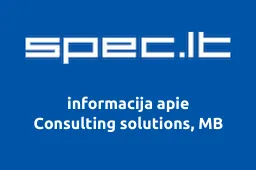 Consulting solutions, MB | spec.lt