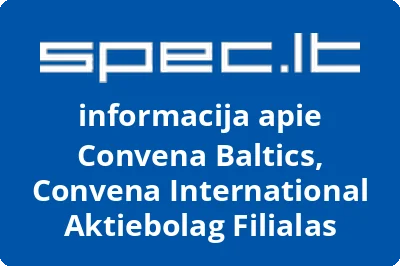 Convena Baltics, Convena International Aktiebolag Filialas