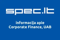 Corporate Finance, UAB | spec.lt