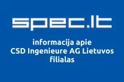CSD Ingenieure AG Lietuvos filialas iliustracija