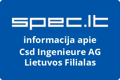 CSD Ingenieure AG Lietuvos filialas