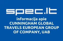 CUNNINGHAM GLOBAL TRAVELS EUROPEAN GROUP OF COMPANY, UAB | spec.lt