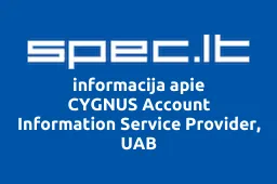 CYGNUS Account Information Service Provider, UAB iliustracija